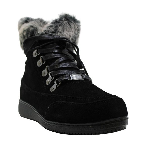 Khombu Shoes - Khombu Women's Francie Boots with Faux Fur Trim